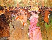  Henri  Toulouse-Lautrec Training of the New Girls by Valentin at the Moulin Rouge china oil painting artist